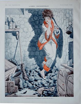 "La Vie Parisienne", иллюстрация, выполненная: Лиссаком, Валле, Вале, Презеланом, Жоржем 