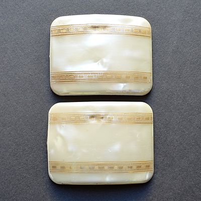 Элегантные французские винтажные пряжки для туфель на защелках с золотым теснением по 