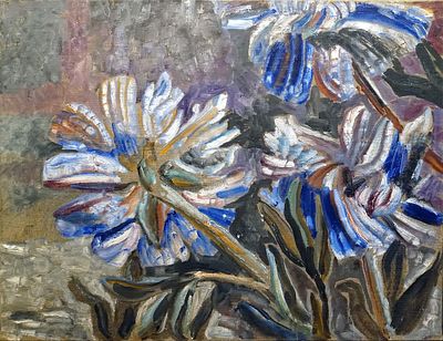 И Иванов " Пионовый этюд" х м 54-70 см
Игорь Васильевич Иванов – яркая фигура в ленинградском 