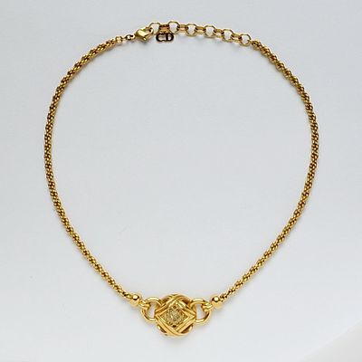 CHRISTIAN DIOR. Винтажное колье. Маркировка: CHRISTIAN DIOR знак копирайта. Производство: 