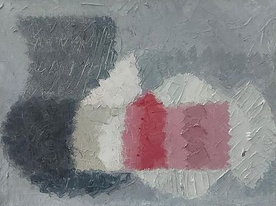 М .Цэруш(1948 год) "Натюрморт" 2003 год.холст масло 30-40 см.
Михаил Георгиевич Цэруш 