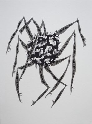 Жан Люрcа-Jean Lurcat (1892 - 1966). Паук. Франция.1948г. Бумага, литография. Размер: 21,5 х 23 