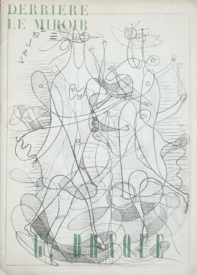 Джорж Брак. DERRIERE LE MIROIR.(За зеркалом). Paris, Maeght, Бумага, литография. Размер: 