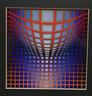 Виктор Вазарели, KEZDI - VEGA, 1974г. Литоофсет на плотной бумаге 280 г.м².
Оригинал 1966 года. 