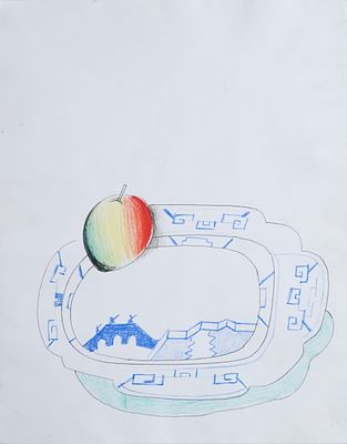 Последний №250, создана Солом Стейнбергом — виртуозным американским художником-карикатуристом. 