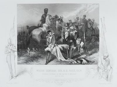 Батальная сцена. Лондон, 1855-1860 г. Бумага, гравюра. Размер гравюры: 18.0 х 27.0. В хорошем 