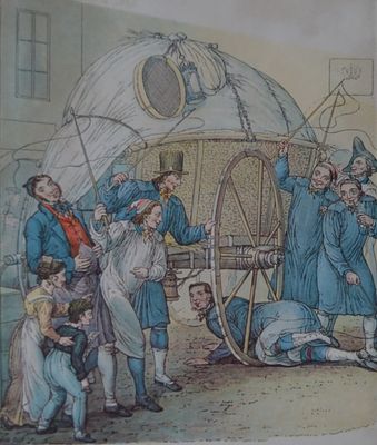 Жанровая сцена на улицах Европы. издательством Fisher & Son, Лондон. Бумага, печать. Размер 