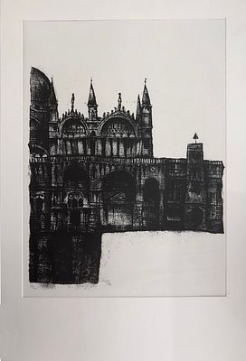 Гробница Цецилии Метеллы из Ведуте ди Рома (Римские виды) ок. 1762 год. Батисто Пиранези. 