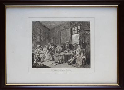 Уильям Хогарт. Бумага, гравюра на стали, опубликованная в 19 веке, Лондон для Полн.собрания 