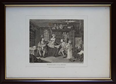 Уильям Хогарт. Бумага, гравюра на стали, опубликованная в 19 веке, Лондон для Полн.собрания 