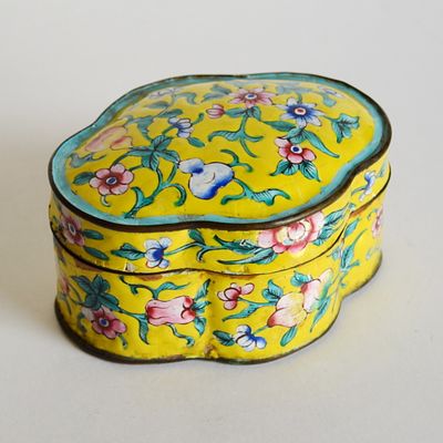 [Редкость] Коллекционная эмалевая шкатулка. Китай. 19/20 в.в. до 1912 г. Династия ЦИН .Эмаль 