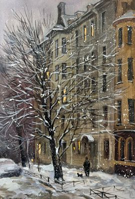 "Малая Посадская" 30-40 см.бумага акварель.