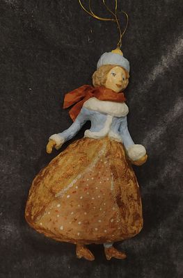 Галина Филимонова кукла ручной работы, материалы: проволочный каркас, текстиль, папье-маше 