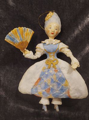 Галина Филимонова кукла ручной работы, материалы: проволочный каркас, текстиль, папье-маше 