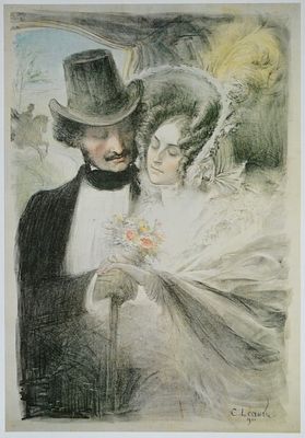 C. Leanfu 1900г. Бумага, лито-офсет. Размер 30.5 х 22.0(р.и.)