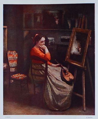 Портрет. Бумага, лито-офсет. VERVE №5-6 Июль-Октябрь 1939 года.
Размер: 35.5х26.0(р.и.)В 