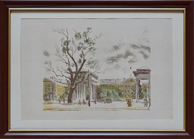 Конашевич В.М. 1932 г. Серия &laquo;Новые пейзажи&raquo; 1917-1932. бумага. автолитография. Размер: 32.0 х 