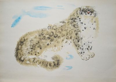 Чарушин Е.И 1935г. бумага, офсетная литография - печать 1973 год. литография. 28.0 х 