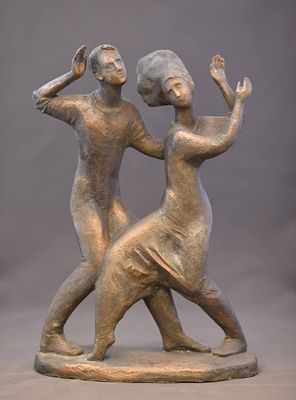 Филиппова Анна. "Танец". 35/24,5/ 10 бронза, литьё. 2020. Анна Андреевна Филиппова родилась в 