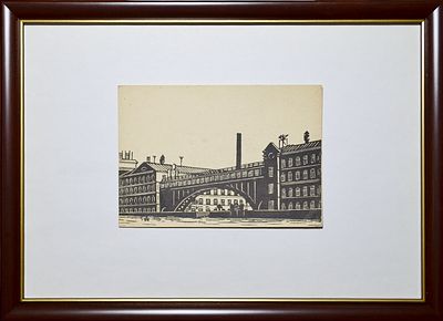 &laquo;Фабрика Красный треугольник&raquo;. Остроумова-Лебедева А. 1920-е годы. Бумага, литография. Размер: 