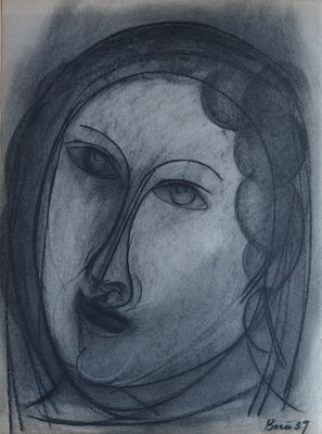 Портрет. VERVE №5-6 Июль-Октябрь 1939 года. Бумага, гелиогравюра. Размер: 36.0 х 27.0(р.и.) В 