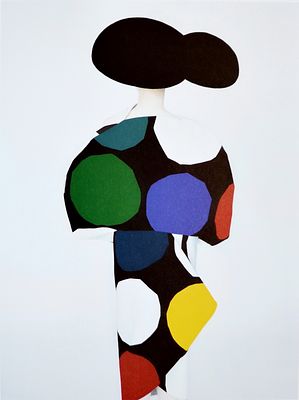Эрик Мадиган Хеек. Junya Watanabe (Polka Dot). 2018г. Бумага, цифровая печать.Размер 25.7 х 