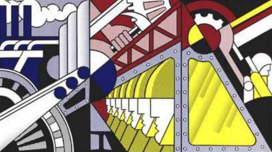 Study for Preparedness. Рой Лихтенштейн. 1989 г. бумага, шелкография. Размер 90.0 х 70.0. В 