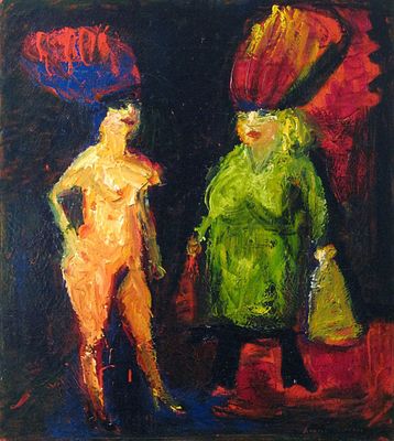 Андрей Семенов "Подруги". 2008 год, холст масло , 70-65 см. Андрей Олегович Семенов (родился 