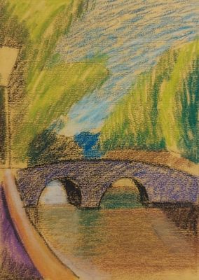 Александр Батурин(1914-2003 год) "Амстердам" бумага пастель 30-21 см.
Батурин Александр 