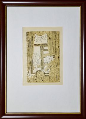 18.	Конашевич В.М. Иллюстрации к рассказам А.П. Чехова. 1934 год. бумага, автолитография. 