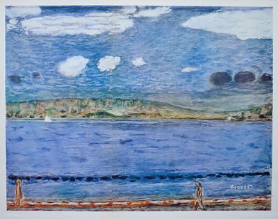 В порту. Бонар Пьер. Бумага, литография (или швейцарская печать).
Размер: 45.5 х 61.5; 39.0 х 