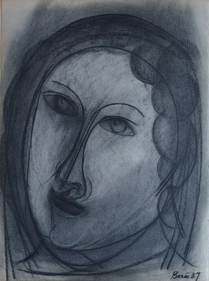 Портрет. VERVE №5-6 Июль-Октябрь 1939 года. Бумага, гелиогравюра. 
Размер: 36.0 х 27.0(р.и.) В 