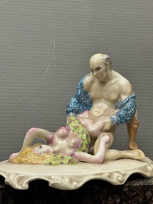 А .Иванов "Казанова" 19-24-14 см фарфор.
Алекса́ндр Арка́дьевич Ивано́в (род. 28 августа 1952) 