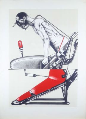 SARRI SERGIO Torino 1938 “Senza titolo” - SARRI SERGIO Torino 1938 “Senza titolo” serigrafia su 