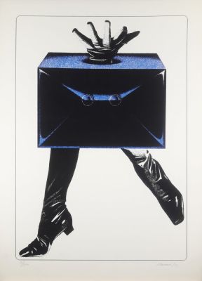 MARIANI UMBERTO Milano 1934 “Senza titolo” - MARIANI UMBERTO Milano 1934 “Senza titolo” serigrafia 
