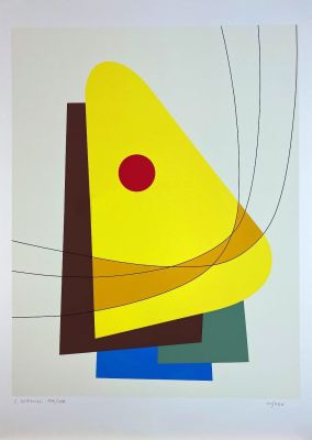 VERONESI LUIGI Milano 1908-1998 “Composizione” - VERONESI LUIGI Milano 1908-1998 “Composizione” 