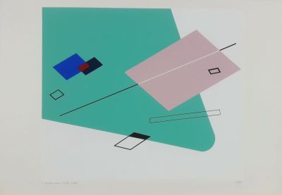 VERONESI LUIGI Milano 1908-1998 “Composizione” - VERONESI LUIGI Milano 1908-1998 “Composizione” 