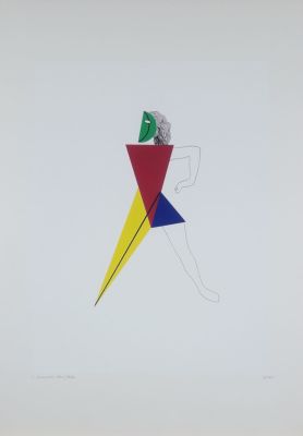 VERONESI LUIGI Milano 1908-1998 “Costume di ballerina socialista per balletto di Malipiero” - VERON 
