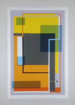 RADICE MARIO Como 1898-Milano 1987 “Senza titolo” - RADICE MARIO “Senza titolo” serigrafia su 