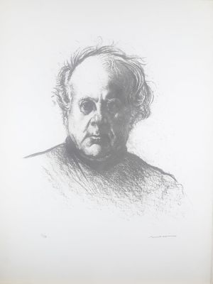 MESSINA FRANCESCO Linguaglossa 1900-Milano 1995 “Autoritratto” - MESSINA FRANCESCO Linguaglossa 