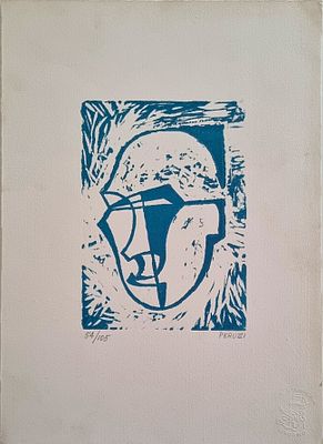 PERUZZI OSVALDO Milano 1907 - Livorno 2004 "Senza titolo" - PERUZZI OSVALDO Milano 1907 