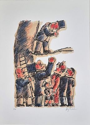 BORGHESE FRANZ Roma 1941 - 2005 "Senza titolo" - BORGHESE FRANZ Roma 1941 - 2005 "Senza 