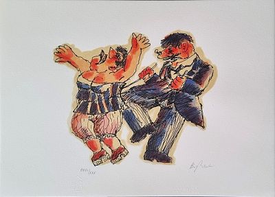 BORGHESE FRANZ Roma 1941 - 2005 "Senza titolo" - BORGHESE FRANZ Roma 1941 - 2005 "Senza 