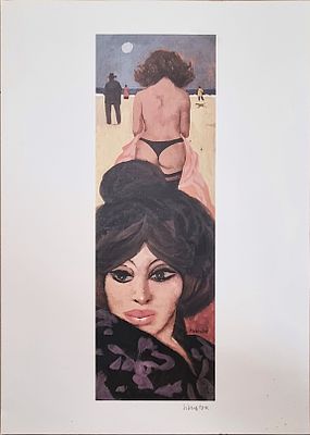 LIBERATORE FAUSTO MARIA Lucca 1922 - 2004 "Senza titolo" - LIBERATORE FAUSTO MARIA Lucca 