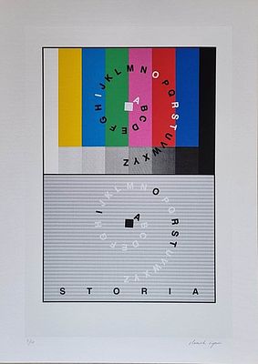 CIGNINI DANIELA Italia 1900 - 1994 "Alfabeto" - CIGNINI DANIELA Italia 1900 - 1994 