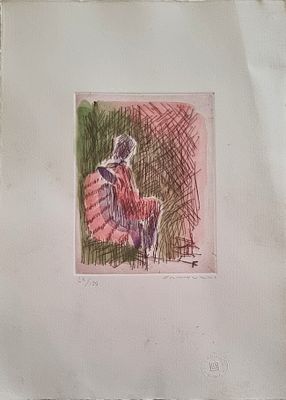 FANTUZZI ELIANO Modena 1909 - Verona 1987 "Senza titolo" - FANTUZZI ELIANO Modena 1909 - 