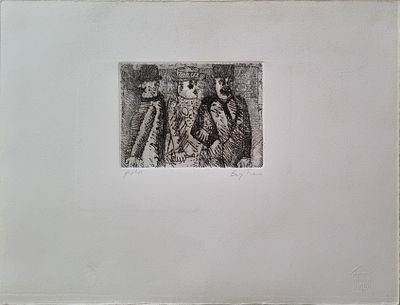 BORGHESE FRANZ Roma 1941 - 2005 "Senza titolo" - BORGHESE FRANZ Roma 1941 - 2005 "Senza 