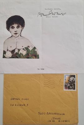 CARUSO BRUNO Palermo 1927 - Roma 2018 "Senza titolo" - CARUSO BRUNO Palermo 1927 - Roma 