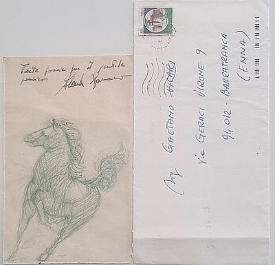 ROMANO ALESSANDRO Roma 1944 "Cavallo" - ROMANO ALESSANDRO Roma 1944 "Cavallo" Penna 