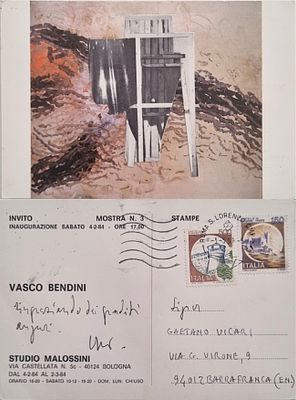 BENDINI VASCO Bologna 1922 - Roma 2015 "Senza titolo" - BENDINI VASCO Bologna 1922 - 